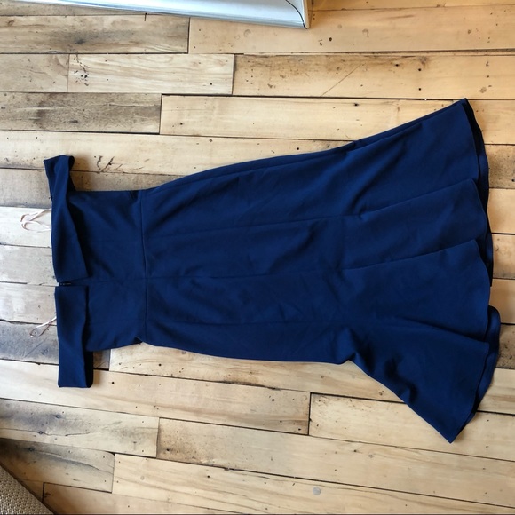 Gal Meets Glam Brides Maid Gala Gown Navy Formal - Picture 6 of 6